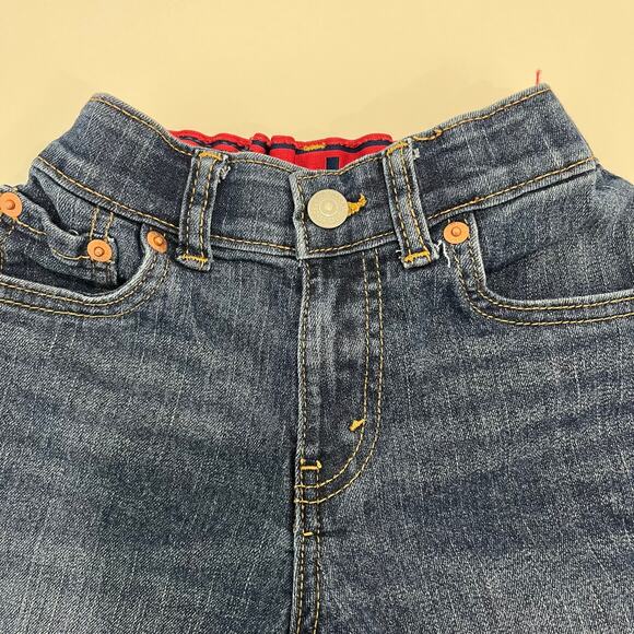 Levi's 511 Boy's 6/7 Adjustable Waist Regular Fit Blue Jean Shorts - Picture 2 of 5